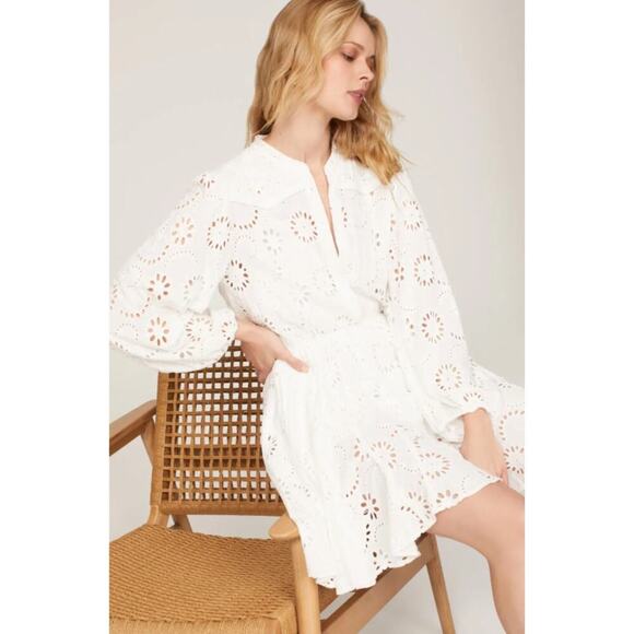 Maje Rapala White Mini Dress - Picture 2 of 8